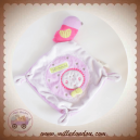 NICOTOY DOUDOU OISEAU PLAT MOUCHOIR VIOLET SOS