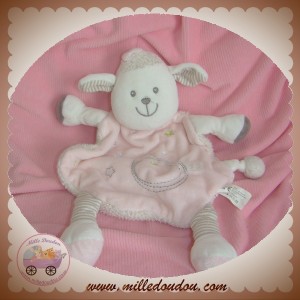 VETIR SOS DOUDOU MOUTON PLAT ROSE ET BLANC