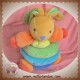 KALOO SOS DOUDOU LAPIN POP MULTICOLORE HOCHET PYRAMIDE