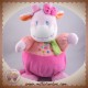 MOTS D'ENFANTS DOUDOU VACHE GIRAFE BOULE ROSE MUSICAL SOS