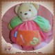 KALOO SOS DOUDOU OURS BOULE ROSE VERT 123