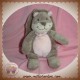 NOUKIE'S DOUDOU ECUREUIL LEONTINE TIDOU ROSE TAUPE 17 CM SOS