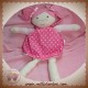 COROLLE SOS DOUDOU POUPEE TISSU ROBE ROSE A POIS