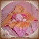 INFLUX DOUDOU SOURIS ROSE PLAT ORANGE ROSE FLEUR SOS