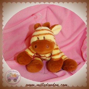 NOUKIE'S SOS DOUDOU ZEBRE MILIA 15 cm CRETE VELOURS