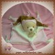 DOUDOU ET COMPAGNIE OURS PLAT ECRU ROSE LAFAYETTE SOS