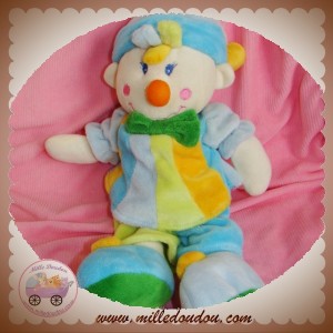 MGM SOS DOUDOU CLOWN GARCON BLEU JAUNE ORANGE