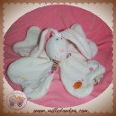 BABYNAT BABY NAT SOS DOUDOU LAPIN TREFLE PLAT BLANC