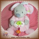 NICOTOY SOS DOUDOU SOURIS GRISE BOULE ROSE OISEAU MUSICAL