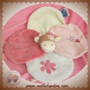 NOUKIE'S SOS DOUDOU VACHE LOLA PLAT BLANC ROSE FLEURS