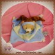 DOUDOU ET COMPAGNIE OURS PLAT ECRU BLEU LAFAYETTE SOS