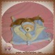 DOUDOU ET COMPAGNIE OURS PLAT ECRU BLEU LAFAYETTE SOS