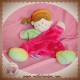 POMMETTE DOUDOU LUTIN FILLE INDIENNE MARIONNETTE ROSE SOS