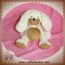 BABY CLUB C&A DOUDOU LAPIN ECRU VENTRE MARRON NICOTOY SOS