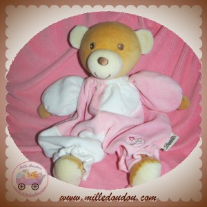 BESTEVER DOUDOU OURS BEIGE HABIT ROSE SOS