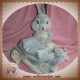 DISNEY DOUDOU LAPIN PAN PAN GRIS MOUCHOIR NICOTOY SOS