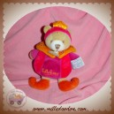 DOUDOU ET COMPAGNIE SOS OURS PRINCESSE INDIDOUS CAPE ROSE FUSHIA