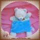 TEX DOUDOU OURS BOUCLETTE PLAT BLEU ESCARGOT PAPILLON SOS