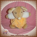 KALOO DOUDOU SOS SOURIS BOULE PLUME ORANGE