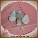 NATTOU DOUDOU ELEPHANT GRIS ATTACHE TETINE BUBBLES SOS