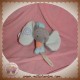 NATTOU DOUDOU ELEPHANT GRIS ATTACHE TETINE BUBBLES SOS