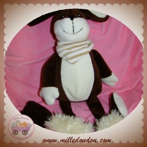 RAYNAUD LES PETITES MARIE SOS DOUDOU LAPIN MARRON ECRU JAMBIERES