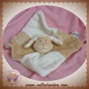 BENGY DOUDOU MOUTON PLAT ECRU BEIGE DOS VERT SOS