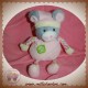 GIPSY DOUDOU SOURIS GRISE MUSICAL ROSE SOS