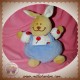 NOUKIE'S DOUDOU LAPIN BOULE BLEU CERISE SOS