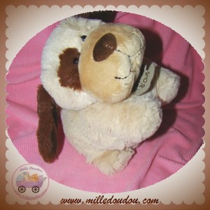 HISTOIRE D'OURS SOS DOUDOU CHIEN BOUCLETTE BEIGE MARRON