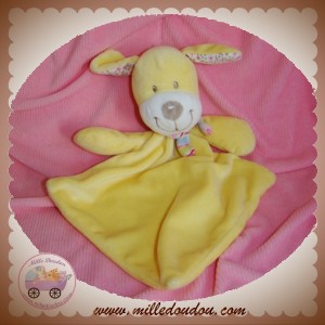 NICOTOY SOS DOUDOU CHIEN PLAT JAUNE FLEURS