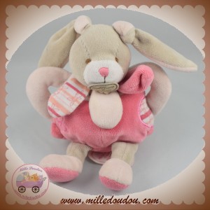 DOUDOU ET COMPAGNIE SOS LAPIN CELESTINE ROSE HOCHET