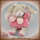 DOUDOU ET COMPAGNIE SOS LAPIN CELESTINE ROSE HOCHET