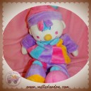 MGM SOS DOUDOU CLOWN FILLE VIOLET ROSE BLEU