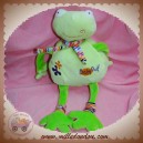 BABYNAT BABY NAT DOUDOU GRENOUILLE VERT TREFLES SOS