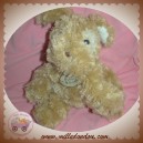 HISTOIRE D'OURS SOS DOUDOU CHIEN BOUCLETTE BEIGE MARRON