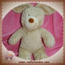 NICOTOY DOUDOU LAPIN BOUCLETTE BEIGE CLAIR KIABI