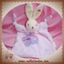 KALOO SOS DOUDOU LAPIN LILIROSE PLAT ROSE PAPILLON VIOLET SOS