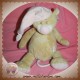 DOU KIDOU SOS DOUDOU OURS BEIGE BONNET ROSE MUSICAL DOUKIDOU