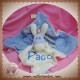 NOUKIE'S DOUDOU ANE PACO PLAT BLEU ECRU ETIQUETTES SOS