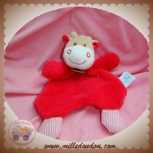 BABYNAT BABY NAT DOUDOU VACHE GIRAFE PLAT ROSE SOS