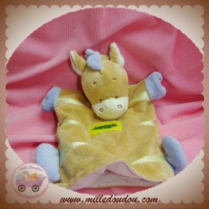 BENGY DOUDOU ZEBRE CHEVAL BEIGE ECRU MAUVE MARIONNETTE SOS