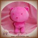 BOUT'CHOU MONOPRIX DOUDOU OURS ROSE HOCHET SOS