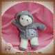 BERLINGOT DOUDOU OURS BLANC MANTEAU GRIS MOUCHOIR SOS