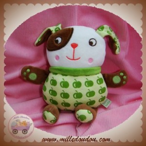 DPAM SOS DOUDOU LAPIN VERT MARRON POMME HOCHET