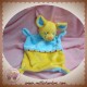 NICOTOY SOS DOUDOU SOURIS PLATE JAUNE BLEU