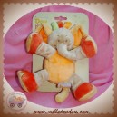 DOU KIDOU DOUDOU ELEPHANT ORANGE SAFARI 18 cm SOS