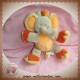 DOU KIDOU DOUDOU ELEPHANT ORANGE SAFARI 18 cm SOS