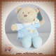 TEX DOUDOU OURS GRIS BLEU TORTUE HIDE SOS