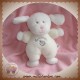 LUMINOU SOS DOUDOU PELUCHE CHIEN BLANC HOCHET JEMINI